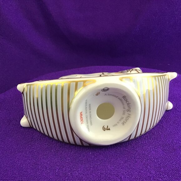 Birth of HRH Princess Charlotte Royal Crown Derby Rocking Horse 79 of 500 2015 - Picture 6 of 9